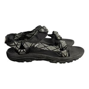 Atika Men’s Outdoor Hiking Sport Sandals Black Pattern AM1 Size 8 (EU 40)